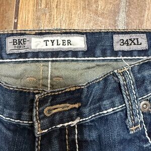 BKE Tyler Relaxed Fit Dark Blue Jeans